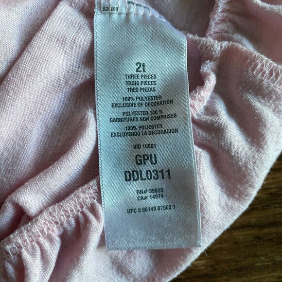 Carter's 3 Piece Cupcake Pajama Set Girls' 2T - Picture 11 of 11